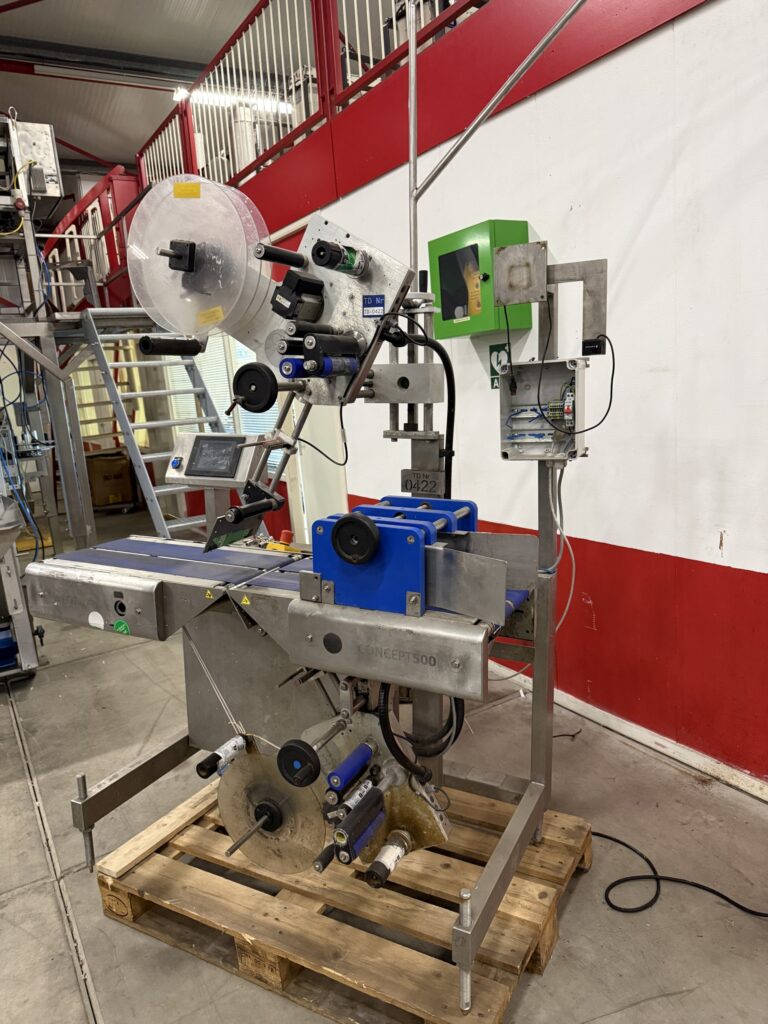 Marel Etikettiermaschine für Ober- und Unteretikett – Foto 2
