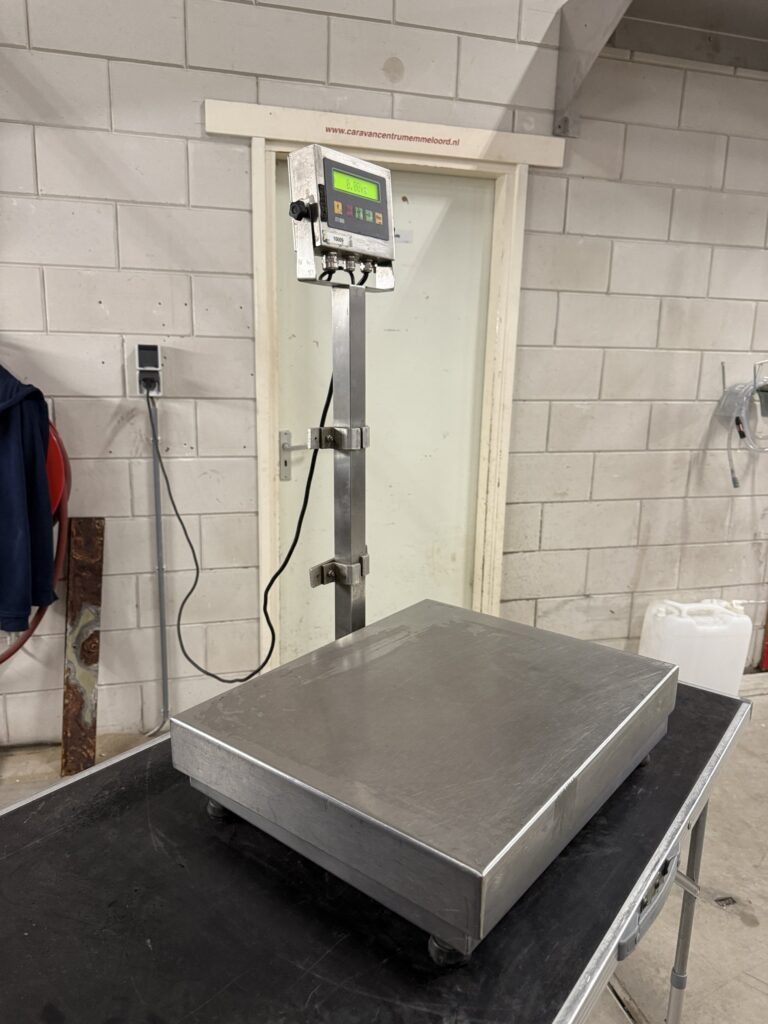 RVS weegschaal tot 30 kg met IT1000-indicator – foto 3